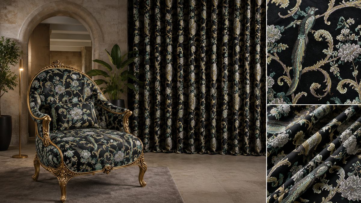 Classic jacquard in a dark colourway